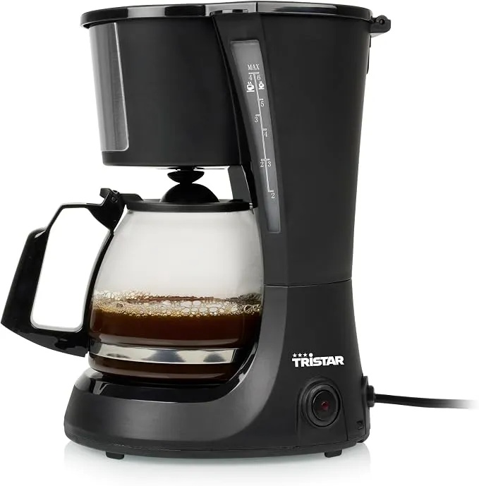 Cafetera Tristar 6 Tazas 600W con Función Mantener Caliente