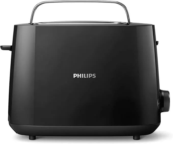 Tostadora Philips 2 Ranuras con 8 Niveles y Calientabollos