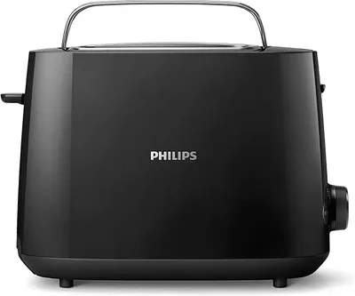 Philips Tostadora de Pan con 2 Ranuras y Calientabollos