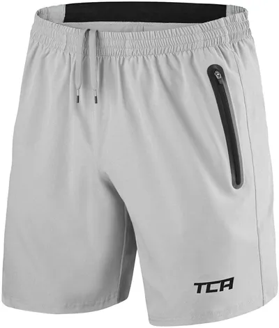 TCA Pantalones Cortos Hombre Deporte con Bolsillos de Cremallera
