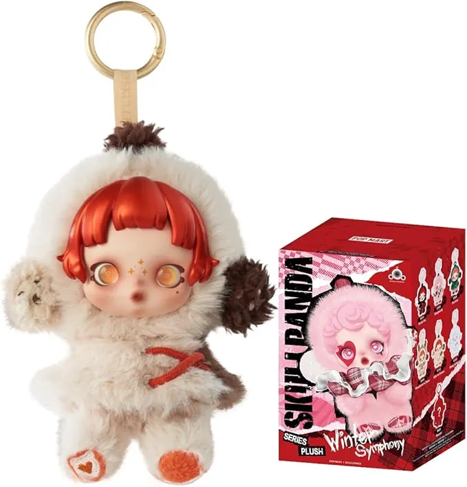 POP MART SKULLPANDA Winter Symphony Series Figura Coleccionable de Peluche