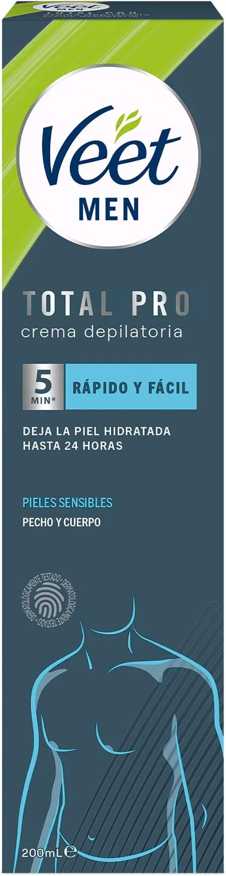 Crema depilatoria Veet Men para piel sensible