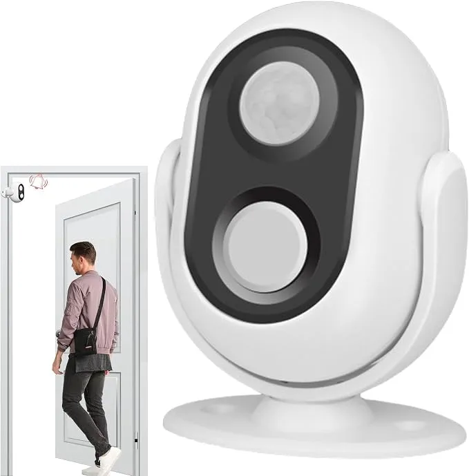 Timbre 360º con Sensor de Movimiento y Audio