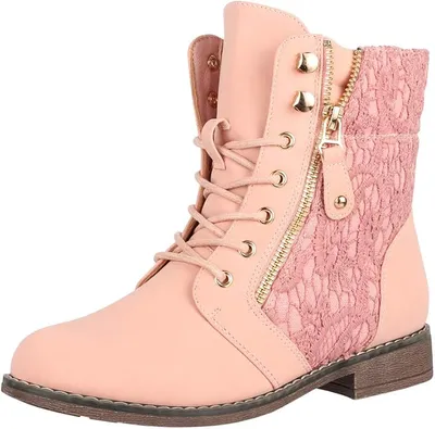 Elara Botines Mujer Botas de Trabajo Chunkyrayan B9812-KB