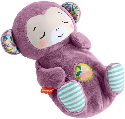 Peluche Sonajero Fisher-Price Mono Morado