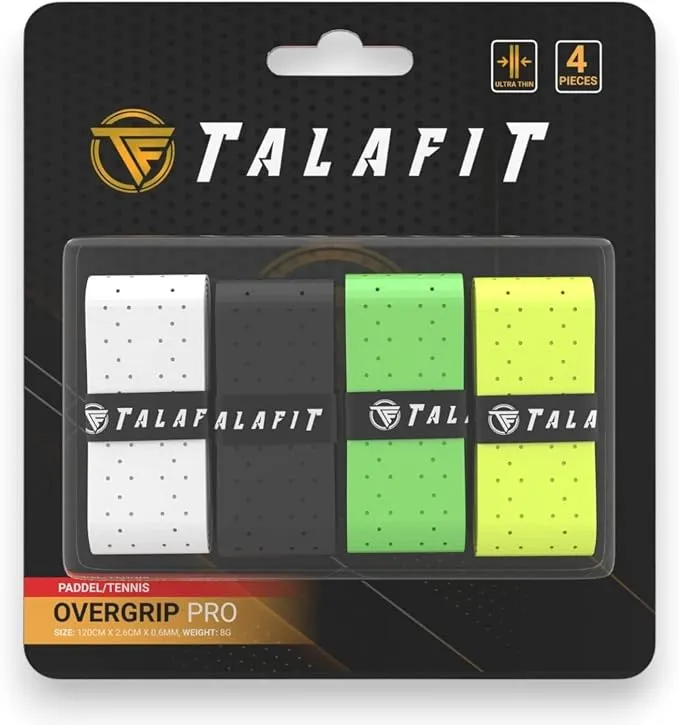 OverGrips Padel Pro - Empuñadura Pala Padel Perforada para Máximo Agarre