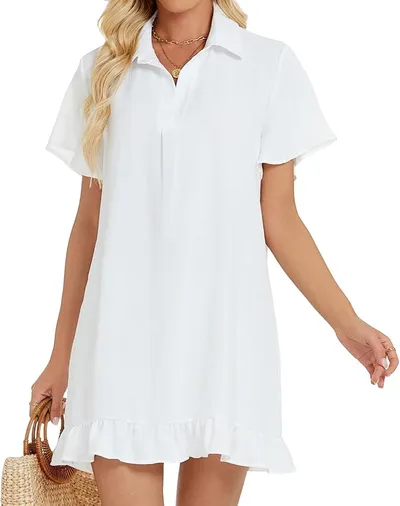 Vestido Playa Mujer Elegante
