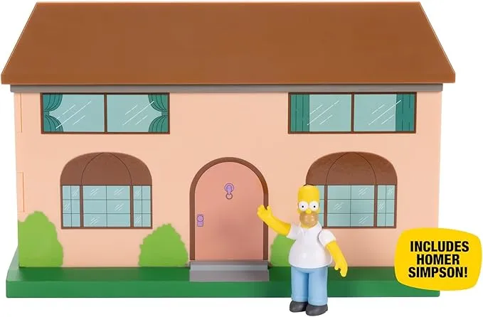 Jakks Pacific Los Simpson Diorama Sala de Estar con Homer y Accesorios