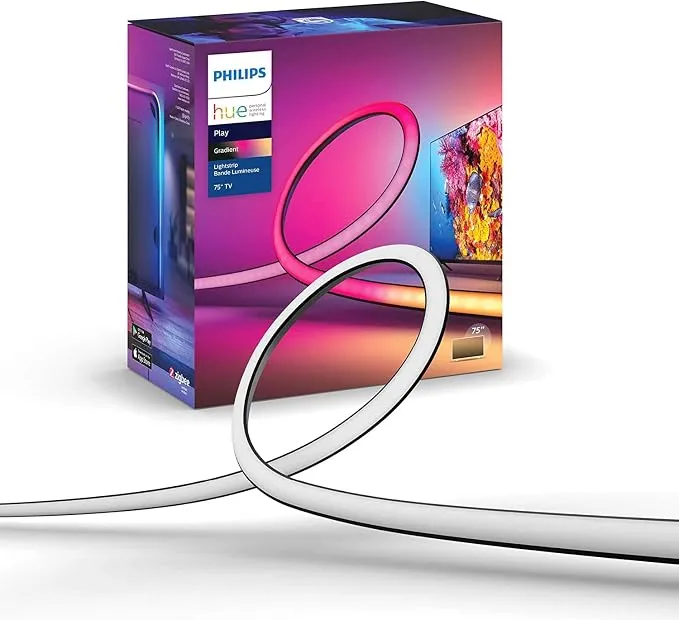 Philips Hue Play Gradient Tira LED Inteligente 65" para Sincronización de Pantalla