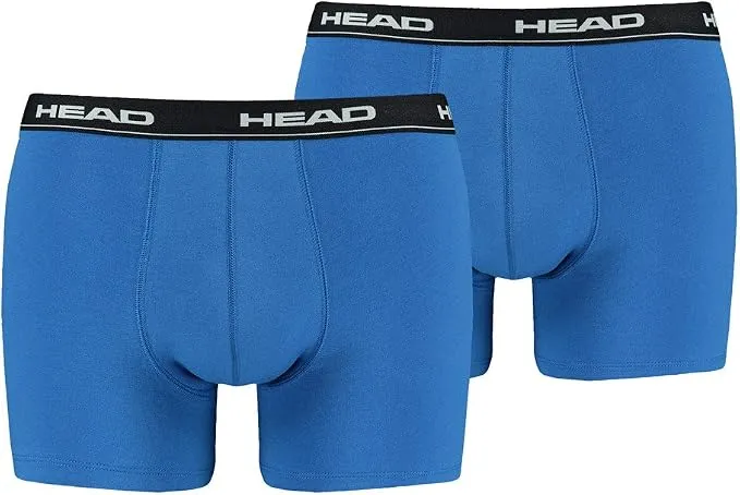 Pack 2 Calzoncillos HEAD Basic para Hombre - Azul/Negro, Talla L