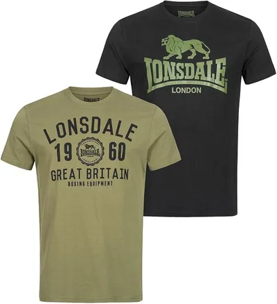 Lonsdale Bangor Double Pack Camiseta