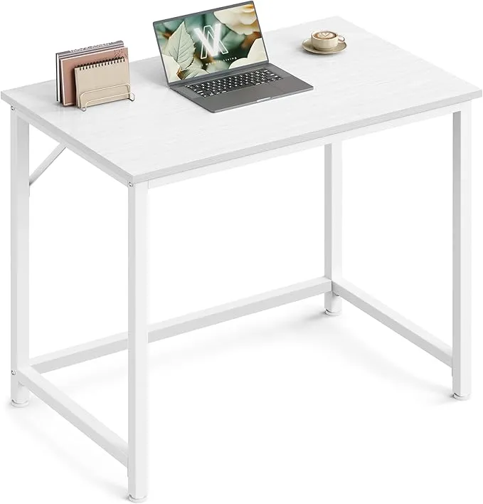 VASAGLE LWD038W44 Mesa de Oficina Pequeña