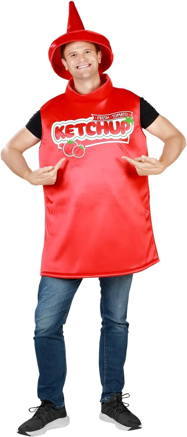 Kostüm für Erwachsene Ketchup Tabard Größe M/L