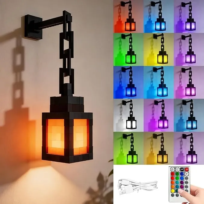 Lámpara de Noche LED Portátil Kayuneed con 16 Colores y Mando a Distancia