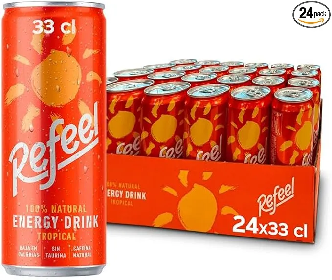 BEBIDA ENERGÉTICA REFEEL NATURAL