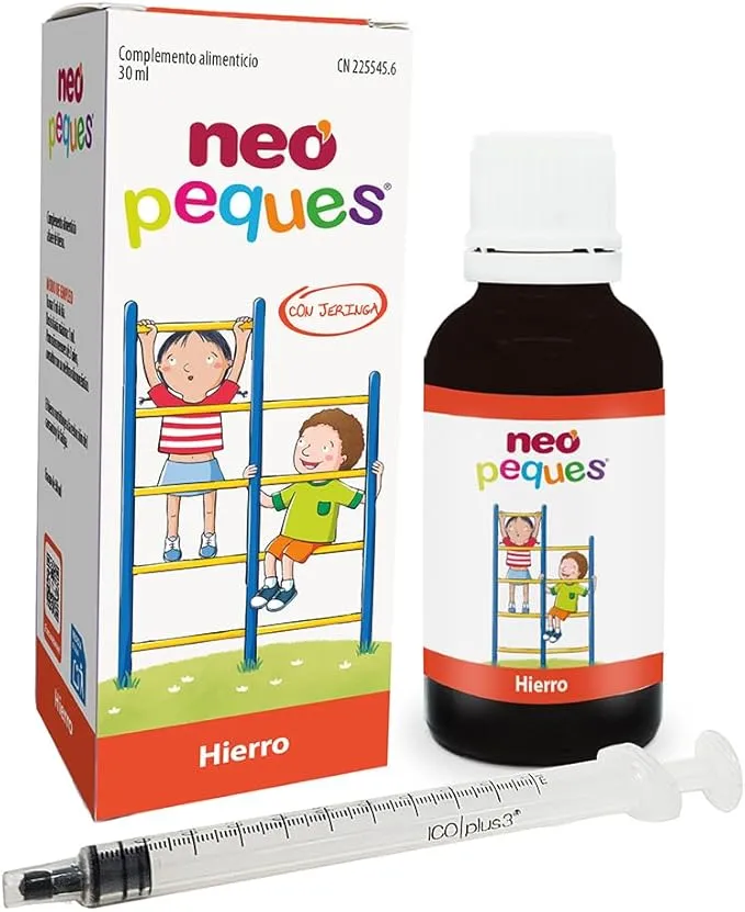 NEO PEQUES Hierro - Jarabe Infantil con Hierro Liposomado Lipofer - 30 ml