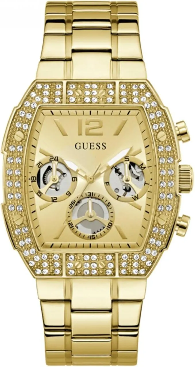 Reloj Guess GW1068G2 Phoenix Quantum para Hombre con Cronógrafo y Acero Dorado