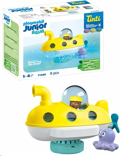 PLAYMOBIL Junior Aqua & Tinti 71440 Submarino de Colores