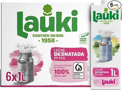 Lauki - Leche Desnatada de Bienestar Animal