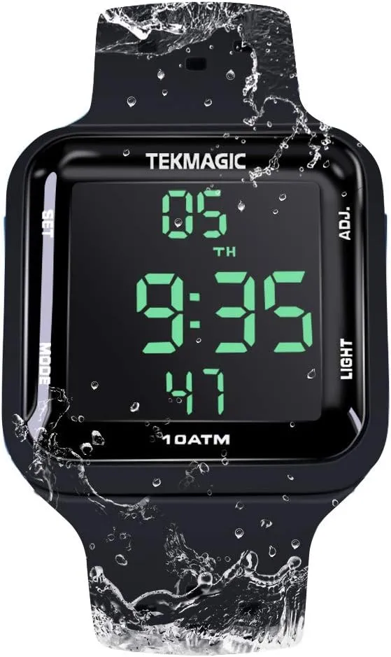 Reloj Resistente al Agua 10 ATM 100m Luminoso Reloj de Buceo