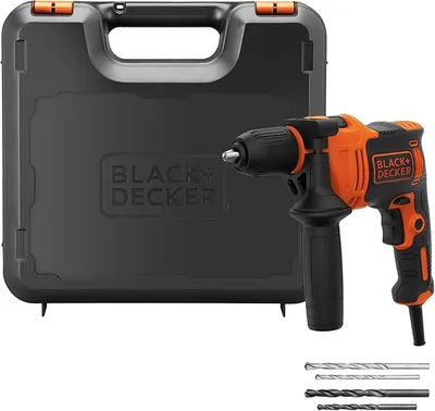 Taladro percutor BLACK+DECKER 710W con cable