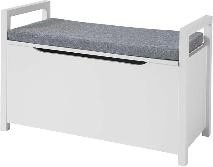Zapatero Banco Almacenamiento SoBuy FSR76-W (86x38x54 cm)