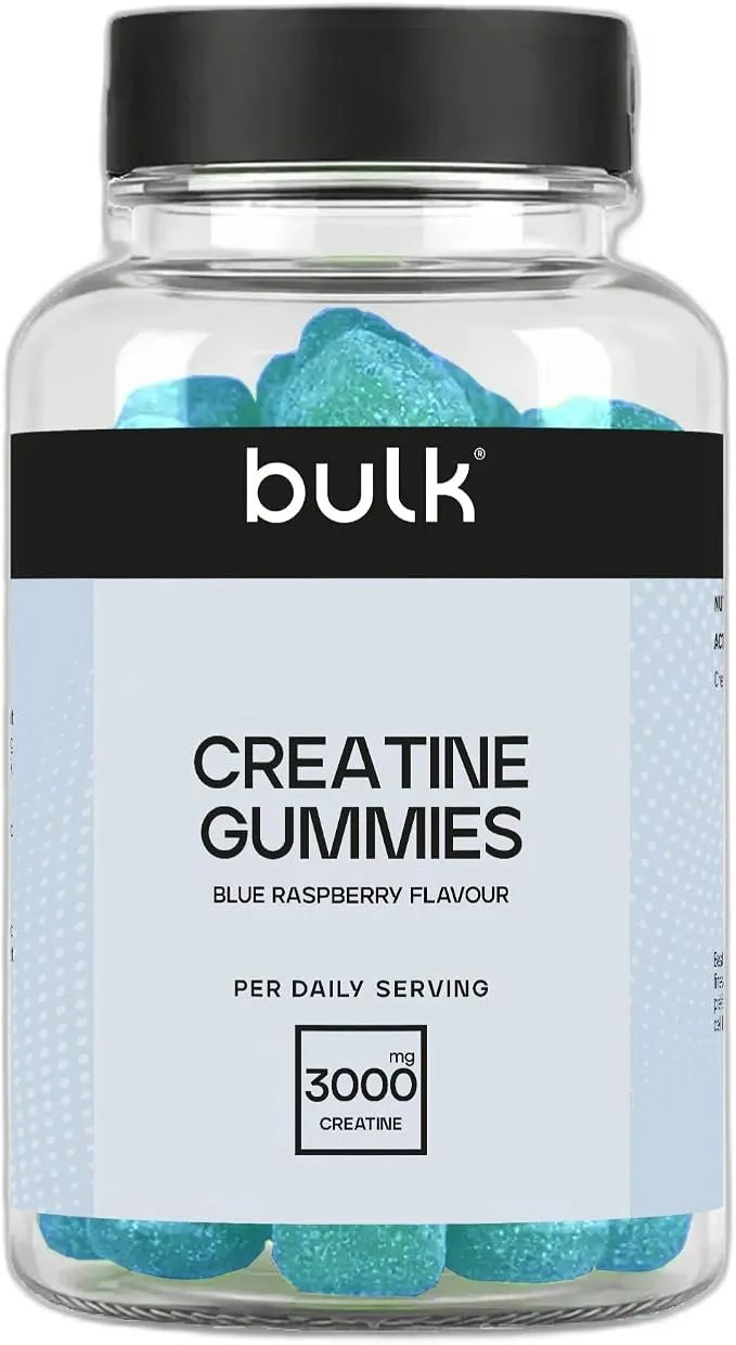 Bulk Creatine Gominolas Sabor Arándanos - 60 Unidades