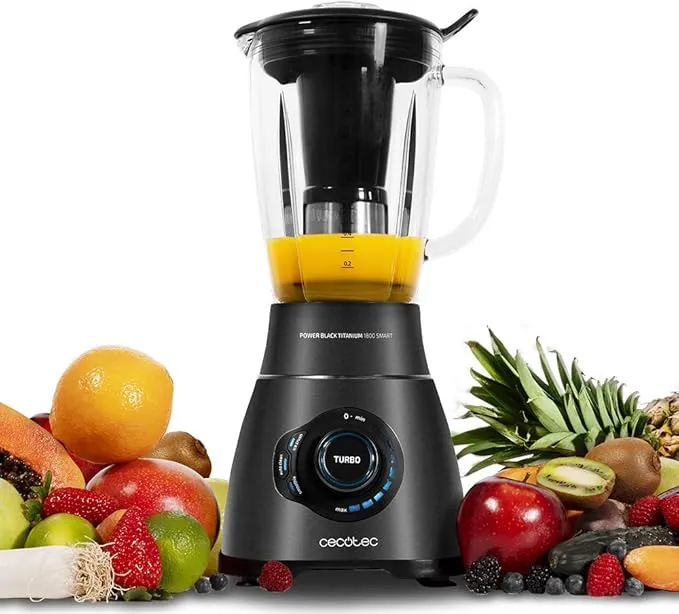 Batidora de vaso Cecotec Power Black Titanium 2500MAX