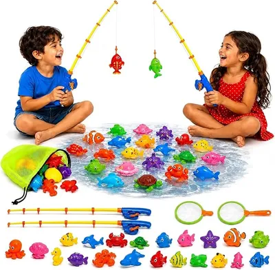 Juego de Pesca Magnético para Niños - Juguete Educativo de Verano