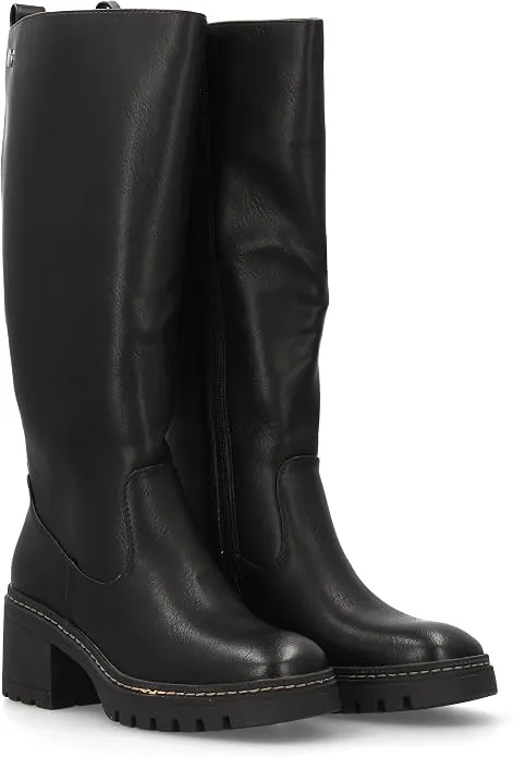 Botas de Caña Alta Elegantes para Mujer - Negro Talla 38