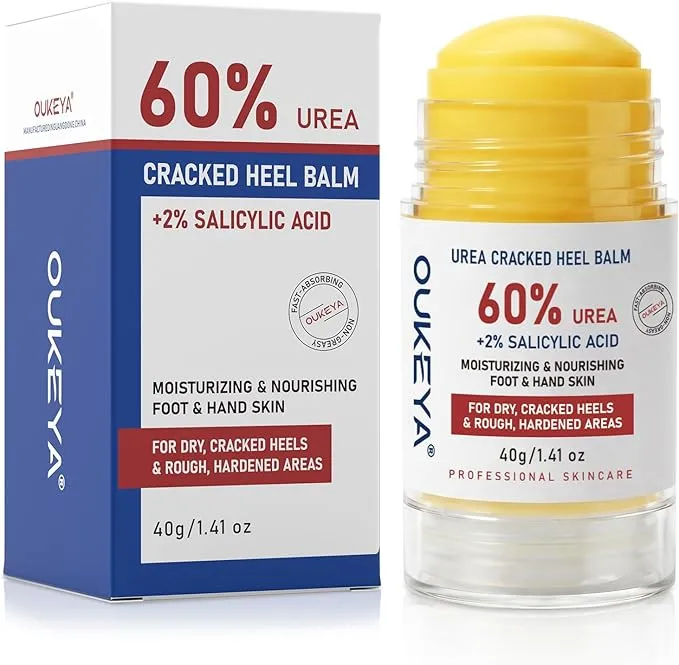 OUKEYA Stick Antidurezas con 60% Urea & 2% SA - Suavizante Intensivo Piel Seca 40g