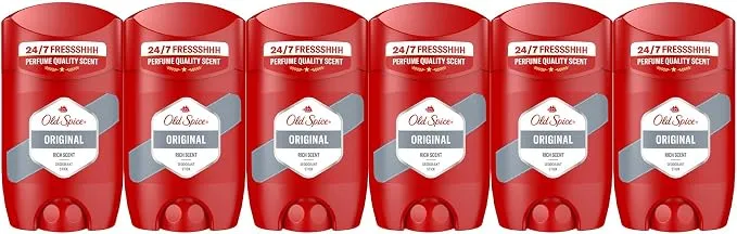 Old Spice Original Desodorante En Barra Para Hombres 50 ml (Pack de 6)