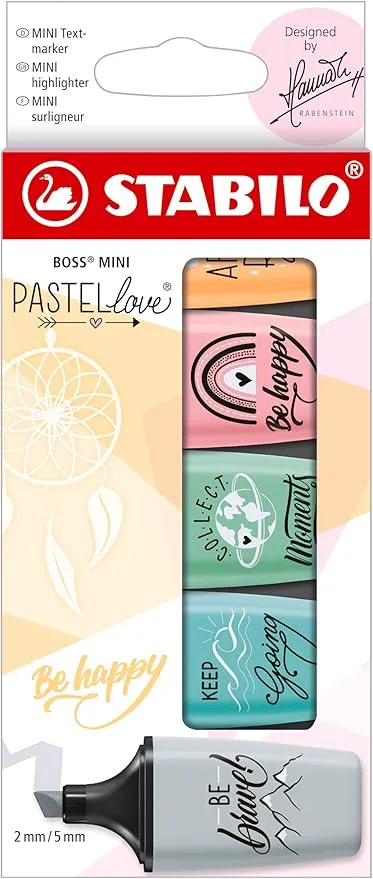 STABILO BOSS MINI Pastellove Edition 2.0 Marcadores