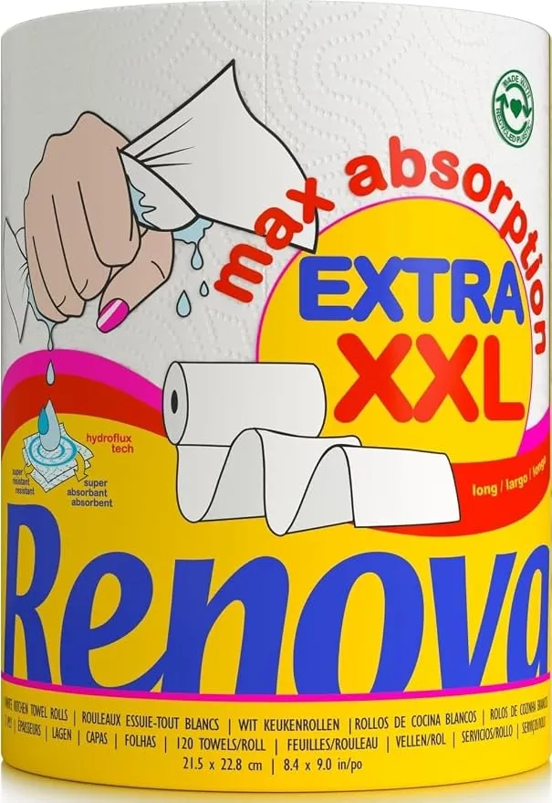 Rollo de Cocina XXL Renova - Pack Económico