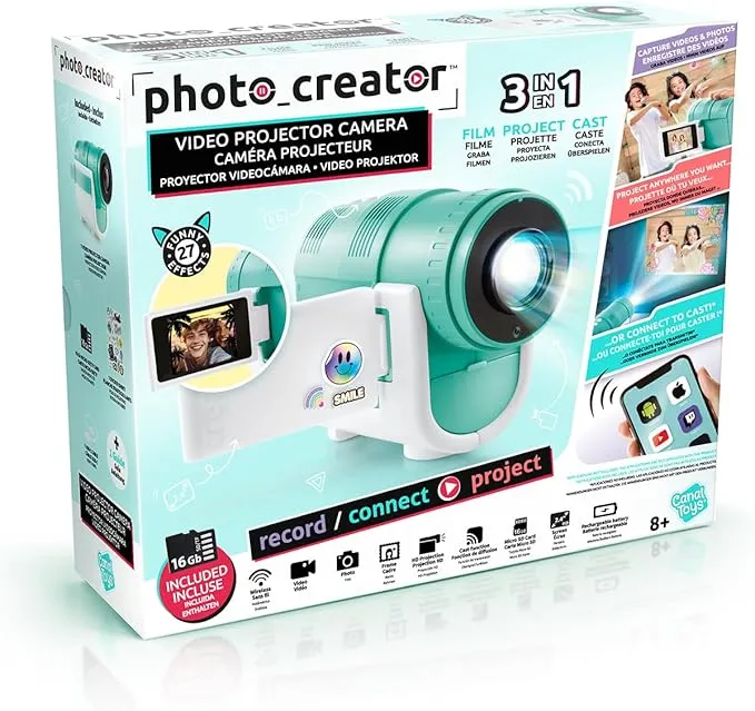 Canal Toys Creator Video Cámara Proyector Conectado al Móvil