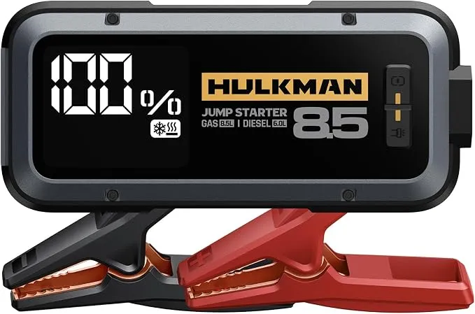 HULKMAN Alpha85S Arrancador de Coche 2000A - Batería Portátil 20000mAh