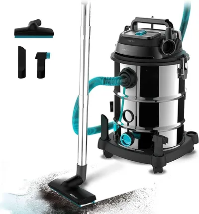 Cecotec Aspirador de Sólidos y Líquidos Conga Rockstar Wet & Dry Steel Pro