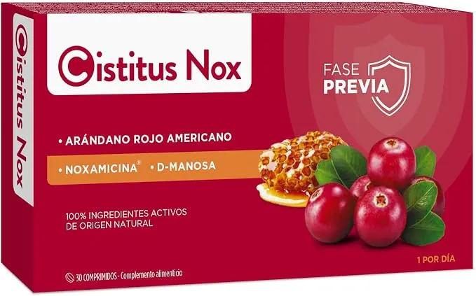 Cistitus Nox 30 Comprimidos - Bienestar Urinario con Arándano Rojo y D-Manosa