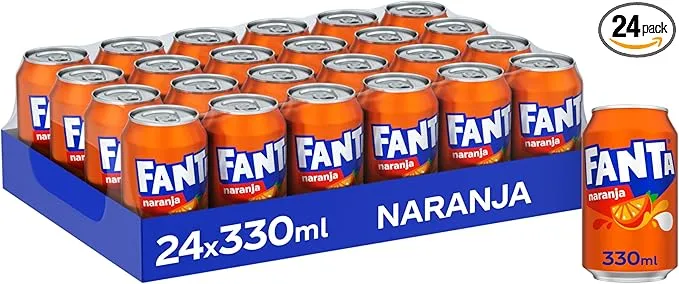 Refresco de naranja Fanta
