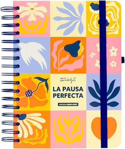 Mr. Wonderful Agenda Escolar 2026-2027 Diaria con Espiral, Pegatinas y Extras