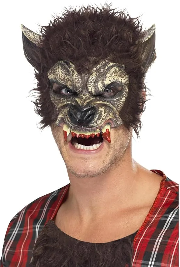 Smiffys Careta Hombre Lobo de Látex - Halloween y Carnaval