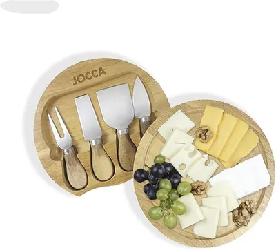 Jocca - Set Tabla de Quesos con Cuchillos