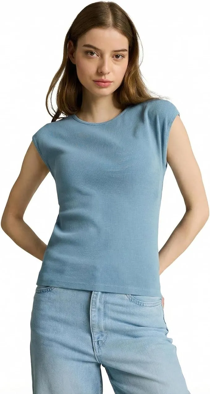 Camiseta de Mujer Tom Tailor Denim - Estilo Casual y Cómodo