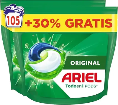 Ariel Todo En 1 PODS Detergente Líquido Lavadora - 105 Cápsulas