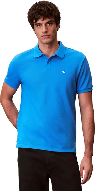 Polo para Hombre Calvin Klein Monogram Pique