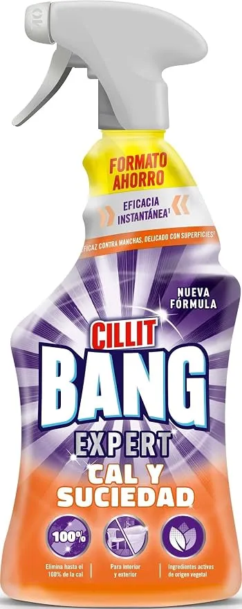 Cillit Bang limpiador antical baño y cocina, spray de 1L