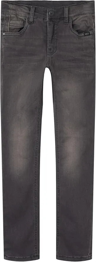 NAME IT Nkmtheo Xslim Jeans 1507-cl Noos Vaqueros Niños - Dark Grey Denim, Talla 176