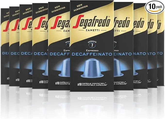 Segafredo Zanetti Cápsulas Café Descafeinado Compatibles Nespresso