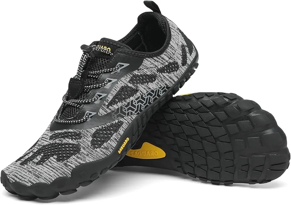 SAGUARO Barefoot Zapatillas de Trail Hombre Mujer Transpirable Antideslizante Zapatos Minimalistas
