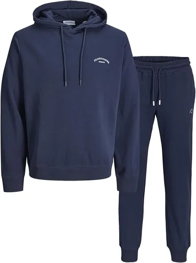 JACK & JONES Jjcollege Logo Sudadera con Capucha Set Mp